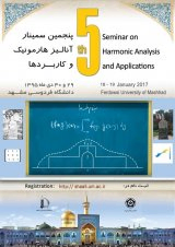 Poster of 5Seminar on Harmonic Analysis and Applications