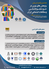 Poster of The 8th National Conference on Modern Research in Humanities and Social Studies of Iran