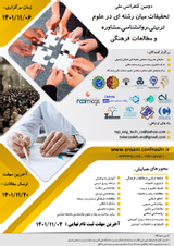 Poster of The second national conference of interdisciplinary research in educational sciences, psychology, counseling and cultural studies