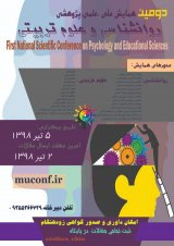 Poster of Second National Scientific Conference on Psychology and Educational Sciences