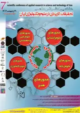 Poster of The 7th scientific conference of applied research in science and technology of Iran