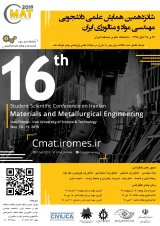 Poster of 16th Scientific Student Conference on Materials Engineering and Metallurgy of Iran