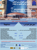 Poster of The 15th International Conference of the Iranian Association for Operations Research