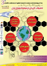 Poster of Third Scientific Research Conference on Applied Research in Iranian Science and Technology