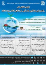 Poster of First National Conference on Adaptation Strategies for Dehydration in Arid and Semi-Arid Areas