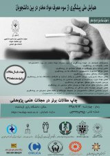 Poster of First National Conference on Prevention of Drug Abuse among Students