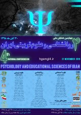 Poster of National Conference on Psychology and Educational Sciences of Iran