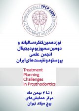 Poster of 19th Annual Congress of the Iranian Association of Prosthodontists AND Second Digital Dentistry Symposium