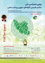 Poster of First National Conference on Natural Resources, Medicinal Plants and Traditional Medicine
