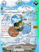 Poster of Ninth National Seminar on Chemistry and Environment of Iran