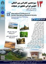 Poster of The 13th International Conference of Iranian  Operations Research Society