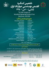 Poster of The Sixth Congress of Acoustical Engineering Society of Iran