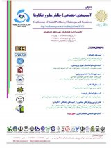 Poster of Conference on Social Injuries; Challenges and Solutions