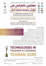 Poster of 7th National Conference of Training and Human Capital Development
