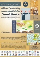 Poster of International conference on economic studies and management in the Islamic world
