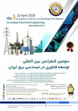 Poster of 3rd International Conference on Technology Development in Electrical Engineering of Iran