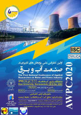 Poster of First National Conference on Applied Research on Water and Power Industry