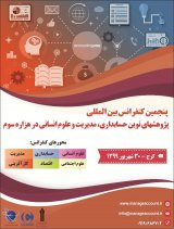 Poster of 5th International Conference on New Research in Accounting, Management and Humanities in the Third Millennium
