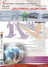 Poster of Fifth Scientific Conference on New Approaches in the Humanities of Iran