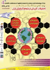 Poster of Fourth Scientific Conference on Applied Research in Science and Technology in Iran