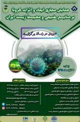 Poster of Student Conference on the Dimensions and Effects of Corona on Iran