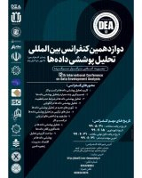 Poster of 12th National Conference on Data Envelopment Analysis