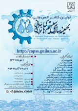 Poster of First National Conference on Optimizing Production and Service Systems
