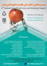 Poster of 27th Iranian Food Science and Technilogy Congress