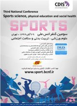Poster of Third National Conference on Sports Science, Physical Education and Social Health