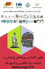 Poster of The first international research conference in literature, English language and history of nations