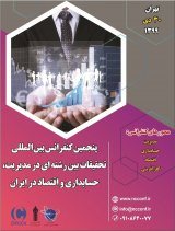 Poster of 5th International Conference on Interdisciplinary Researches in Management Accounting Economics and in Iran