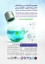Poster of The tenth International Conference on Science and Technology of Educational Sciences, Social Studies and Psychology of Iran
