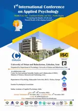 Poster of The first international conference of applied psychology