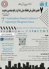 Poster of The 7th National Interdisciplinary Engineering Research Conference in Science and Management