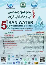 Poster of The 5th Congress of Water Science and Engineering Center of Iran