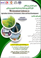 Poster of 9th International Conference on Agriculture, Environment, Urban and Rural Development