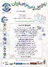 Poster of The first national congress of new technologies in Iran with the aim of achieving sustainable development