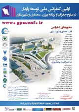 Poster of First National Conference on Sustainable Development in Geography and Planning, Architecture and Urban Planning