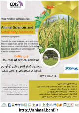Poster of Third National Conference on Innovation in Agriculture, Animal Sciences and Veterinary Medicine