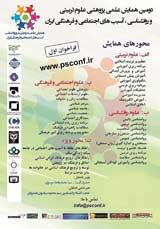 Poster of The second scientific-research conference on educational sciences and psychology of social and cultural injuries in Iran