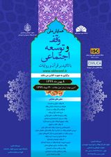 Poster of National Conference on Endowment and Social Development with Emphasis on Quran and Traditions