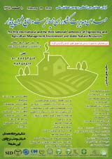 Poster of The first international conference and the third national conference on environmental engineering and management of environment and sustainable natural resources