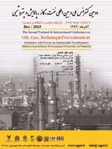 Poster of Second National and International Conference on Oil, Gas, Refining and Petrochemicals with Sustainable Development Approach