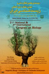 Poster of 21th National & 9th International Congress on Biology