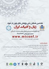 Poster of The 7th National Conference on Modern Research in Language and Literature of Iran