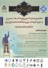 Poster of 7th National Conference on New Research in the Field of Humanities and Social Studies in Iran