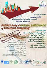 Poster of The First Seminar of Futures Studies of National Development of Iran in the Context of Geography