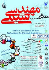 Poster of National Conference on New Technologies in Chemical Engineering