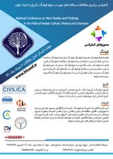 Poster of National Conference on New Studies and Findings in the Field of Iranian Culture, History and Literature