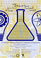 Poster of The first national conference on new technologies in engineering sciences